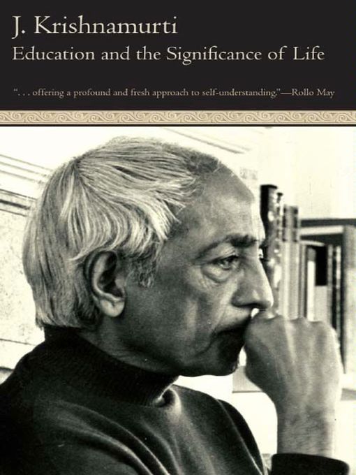 Title details for Education and the Significance of Life by Jiddu Krishnamurti - Available
